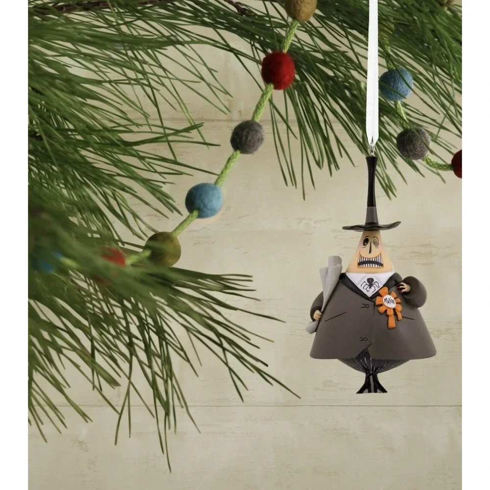 Disney Hallmark Tim Burton's The Nightmare‎ Before Christmas Mayor Ornament NIB